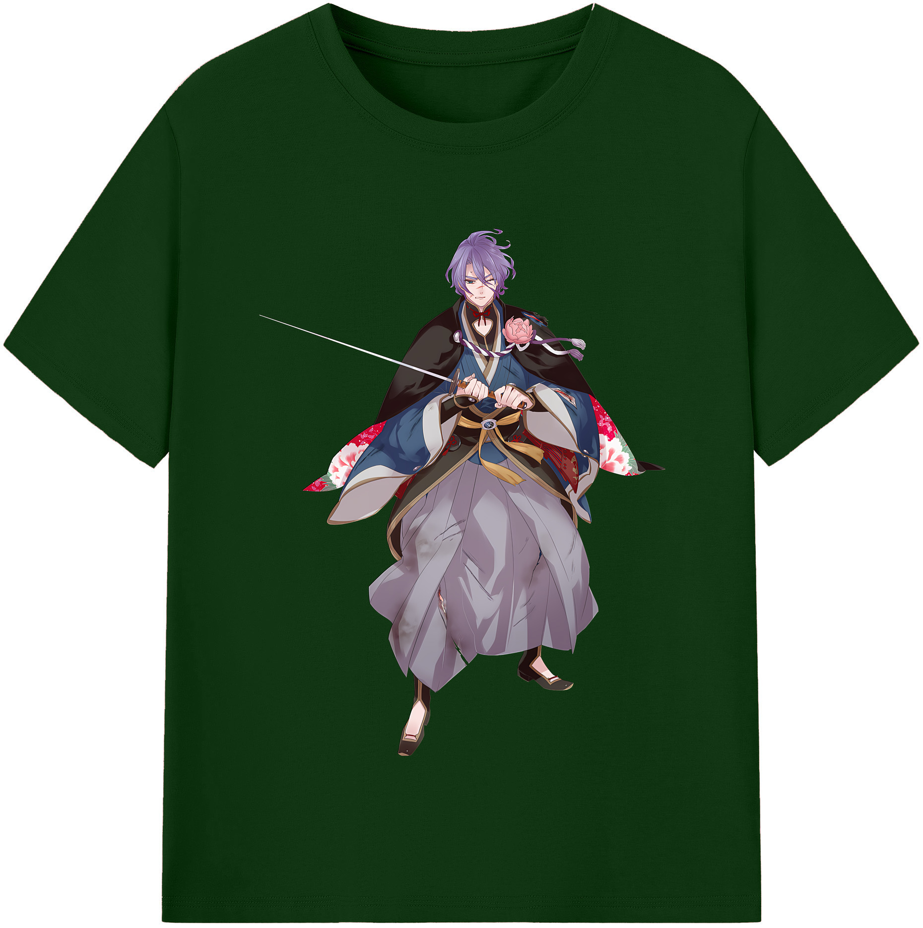 （画像用） 刀剣乱舞 Touken Ranbu 綿100％半袖Tシャツ（フロントプリント）